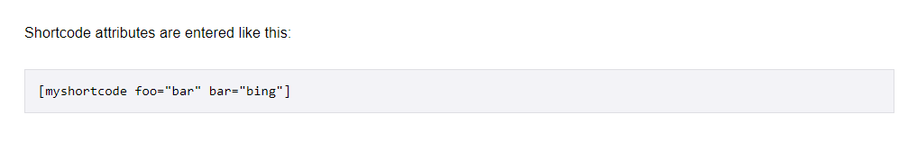 Definition of a shortcode